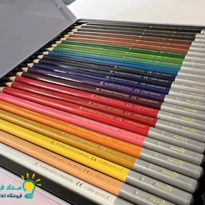 مداد رنگی 24 رنگی اونر  + جعبه فلزی